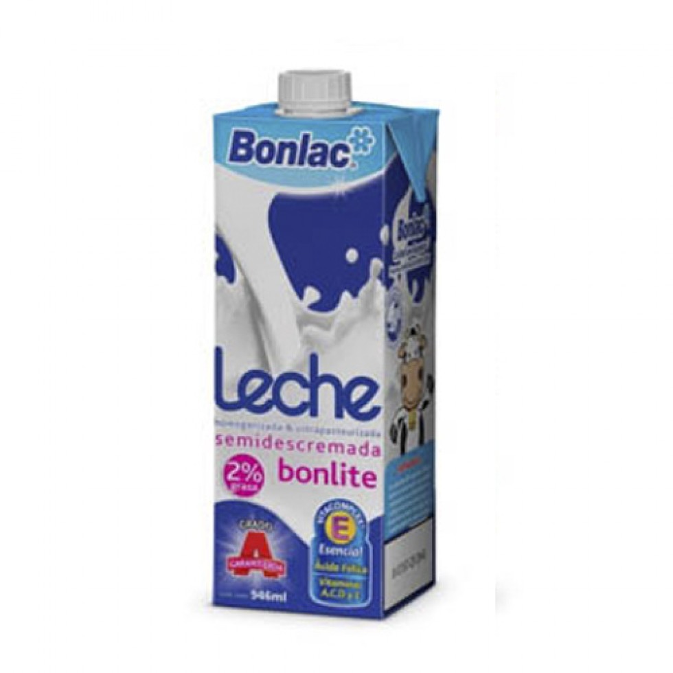 Bonlac Leche Semidescremada 2% 946ml